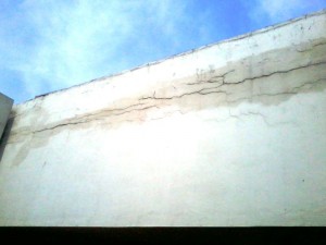 Cracked Slab Facia Junction