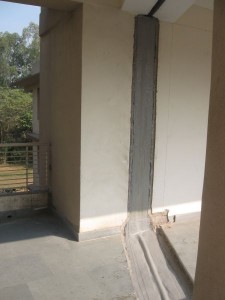 Sealed Vertical & Floor Joint